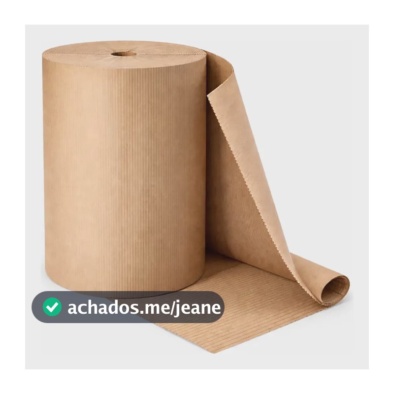Bobina Papelão Ondulado 60cm X 50m Obra Reforma Pintura Embalar Itens Embrulhar