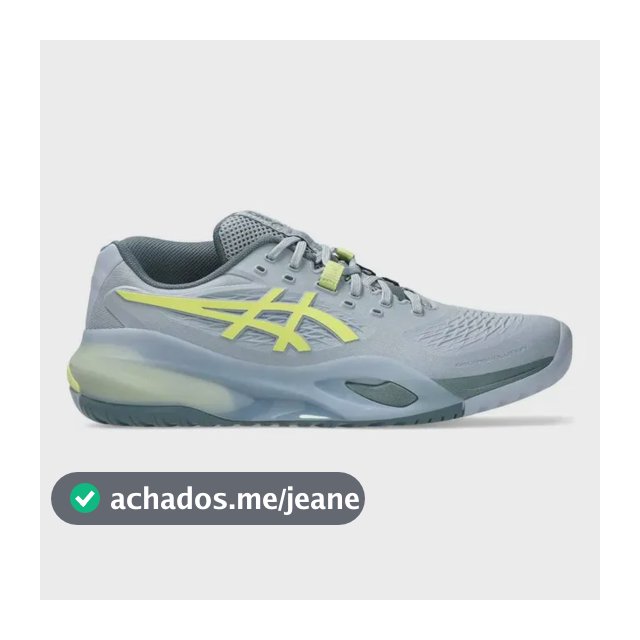 Tenis Asics Gel Resolution X All Cinza E Verde - 2026