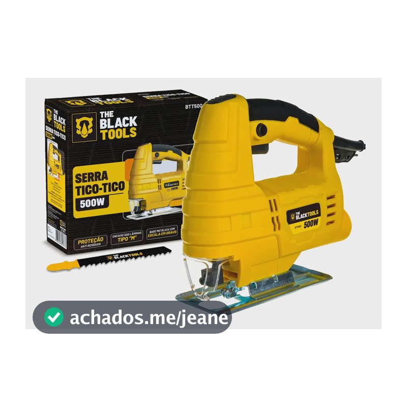 Serra Tico-tico 3000gpm 500w 127v Com Lâmina De Corte 110v
