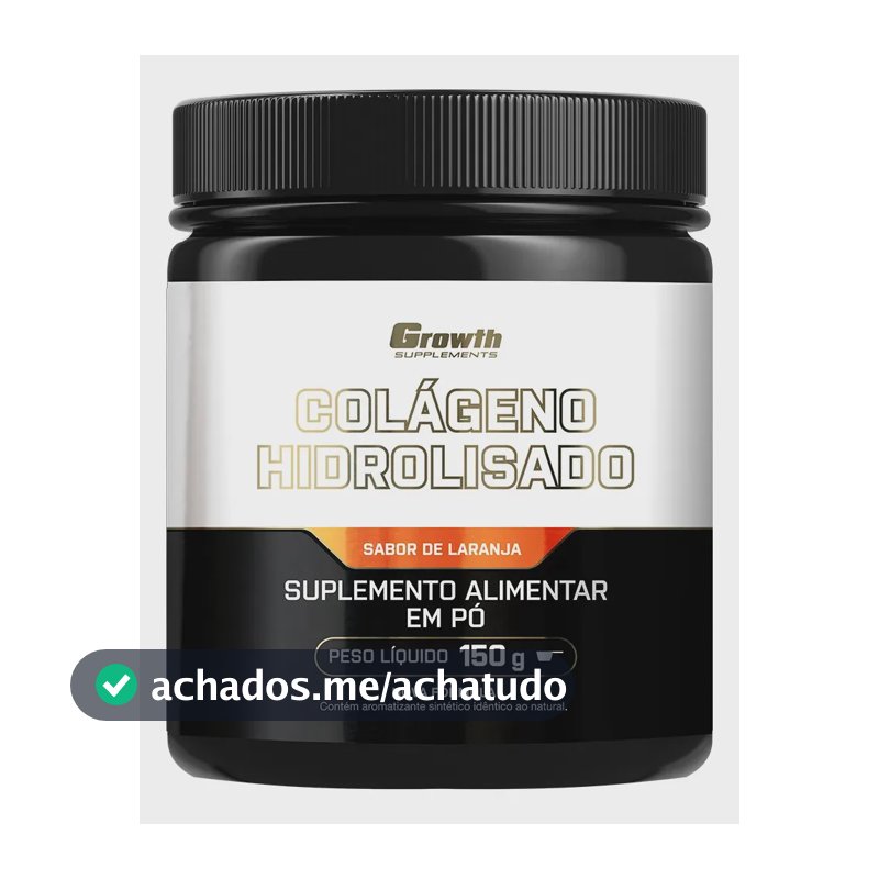 Colágeno Hidrolisado 150g Growth Supplements Laranja