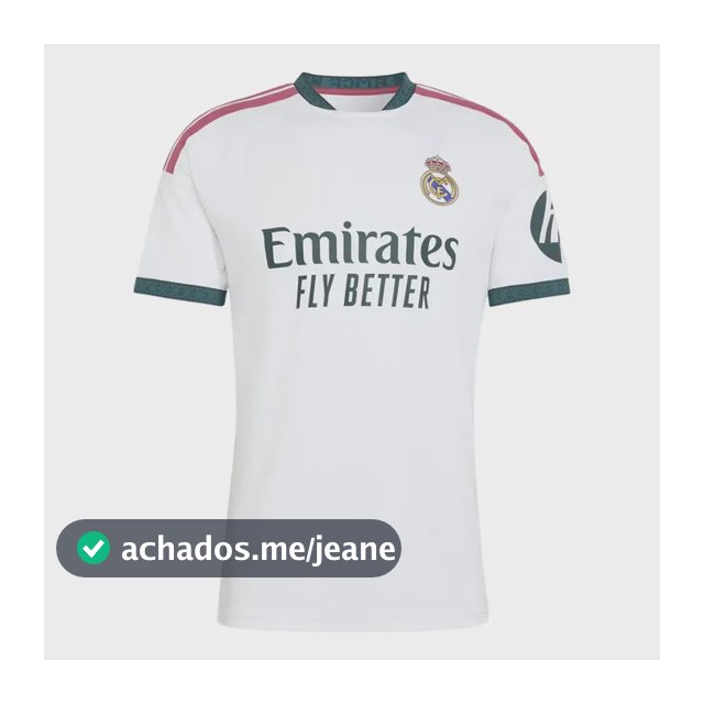 Camisa Masculina Real Madrid Modelo Versão Torcedor 26/27
