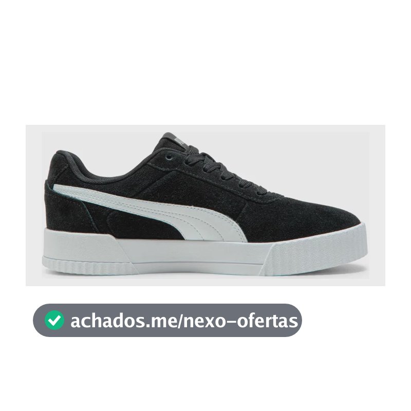 Tênis Feminino Carina Bdp Puma Preto Lisa 39 Br