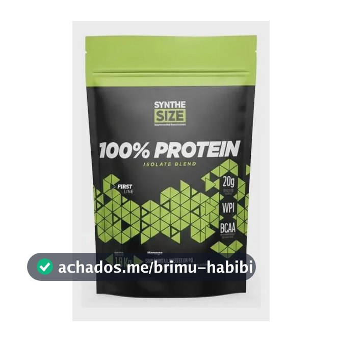 Synthesize Whey 100% Isolate Blend Protein 1,8kg Baunilha