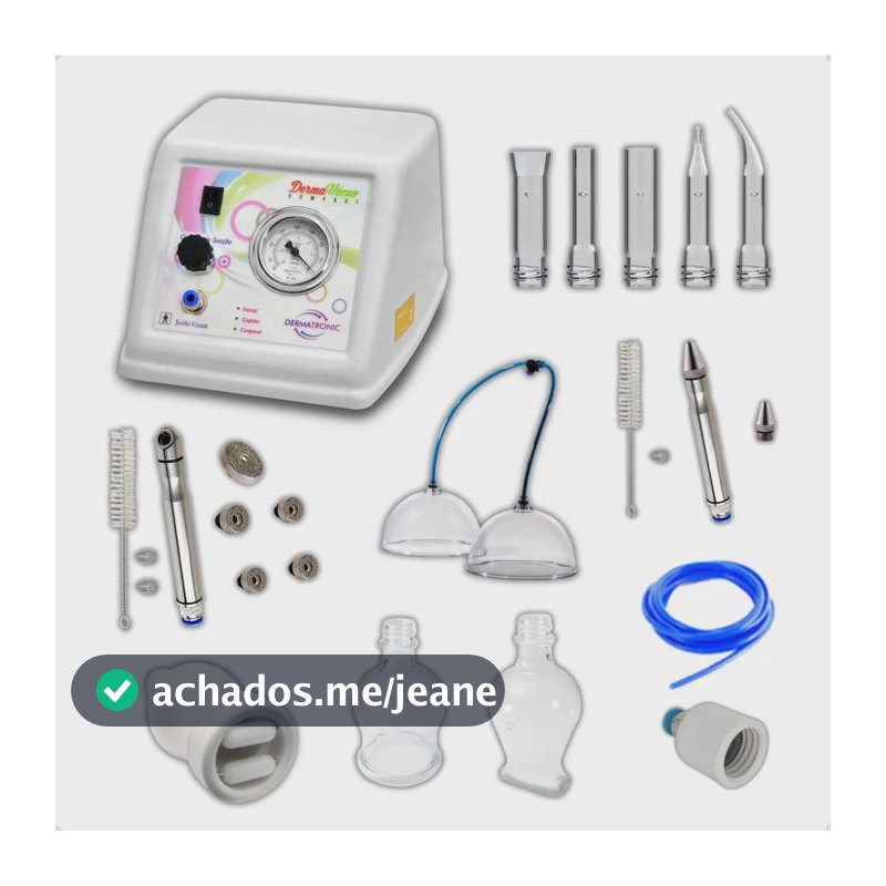 Aparelho De Vacuoterapia Peeling Diamante Pump Up Extração