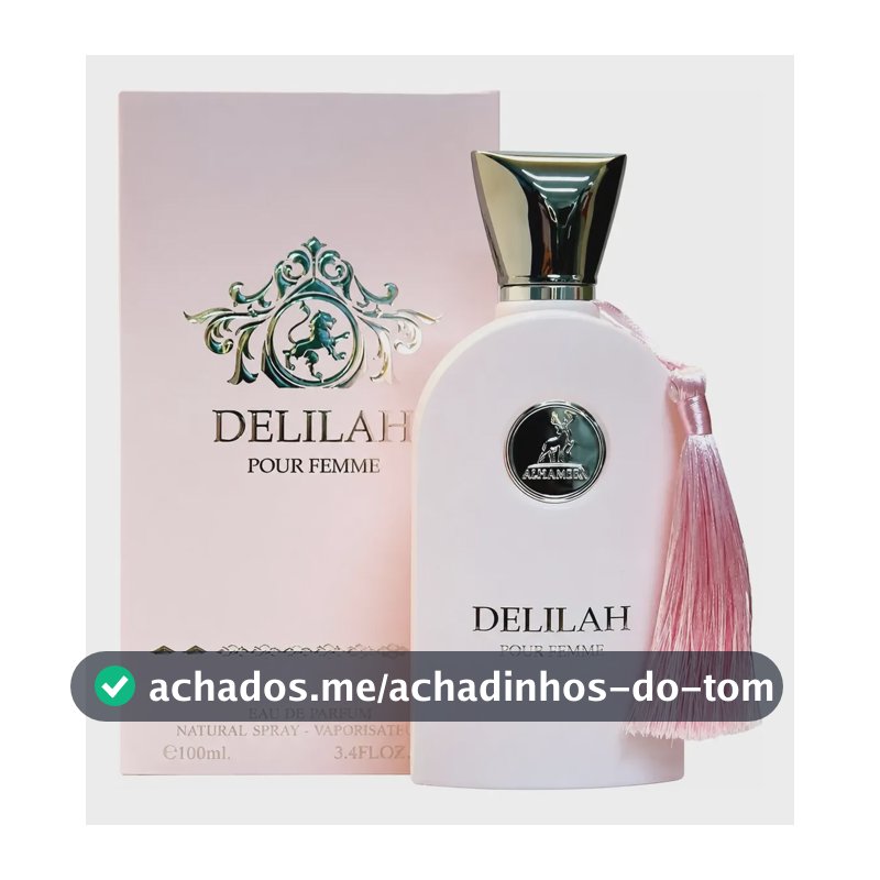 Perfume Árabe Maison Alhambra Delilah Pour 100ml  Original