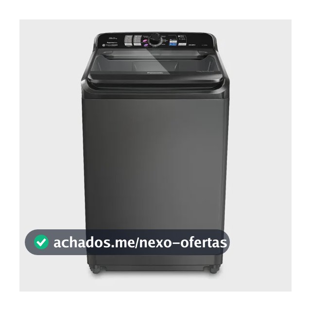 Máquina de Lavar Panasonic 15kg Titânio 127v NA-F150B1T