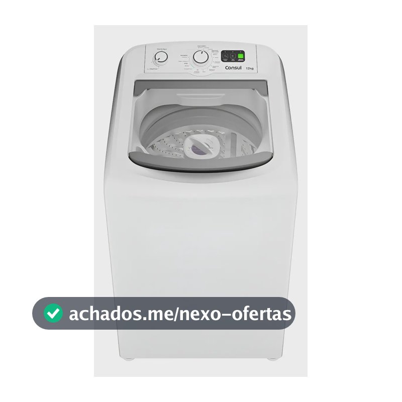 Máquina De Lavar Automática Consul Hasta 12kg Branco