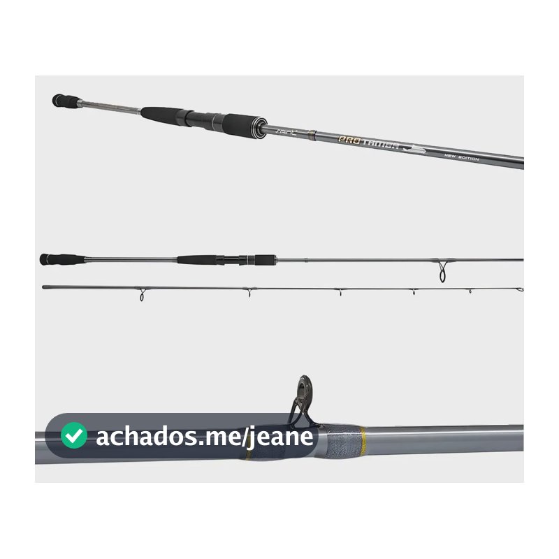 Vara Molinete Spincast Saint Pro Tamba Grey 2,40m Ação Rápida 25-50lbs