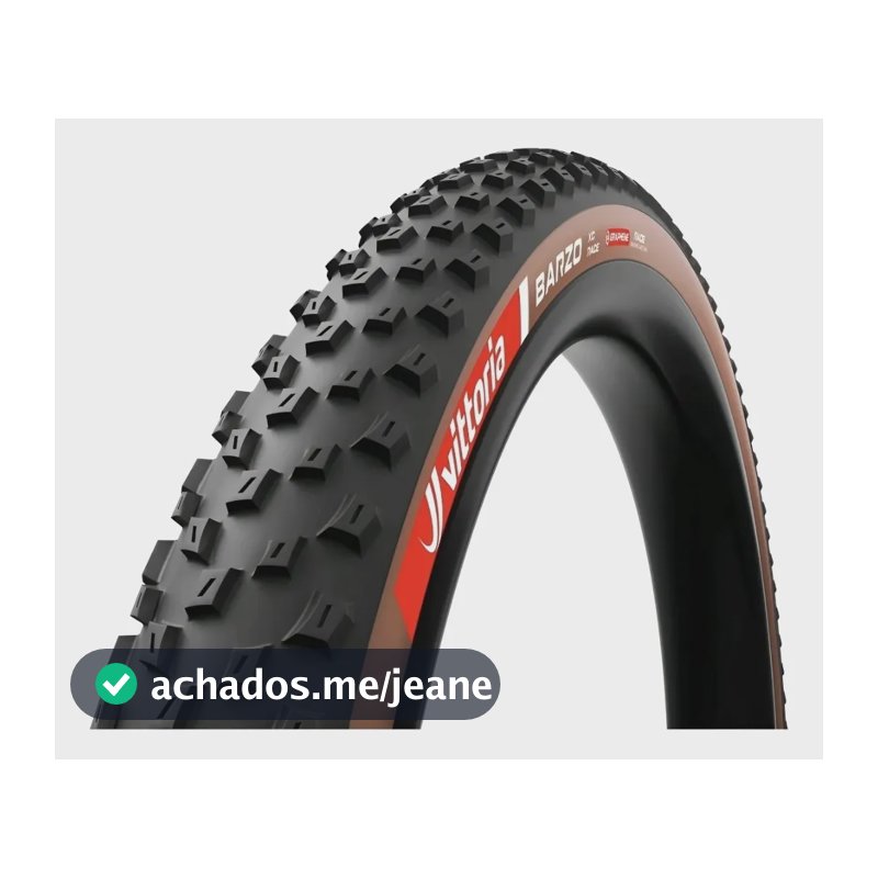 Pneu Mtb Vittoria Barzo  29 X 2.4 Xc Race Cor Marrom Bege