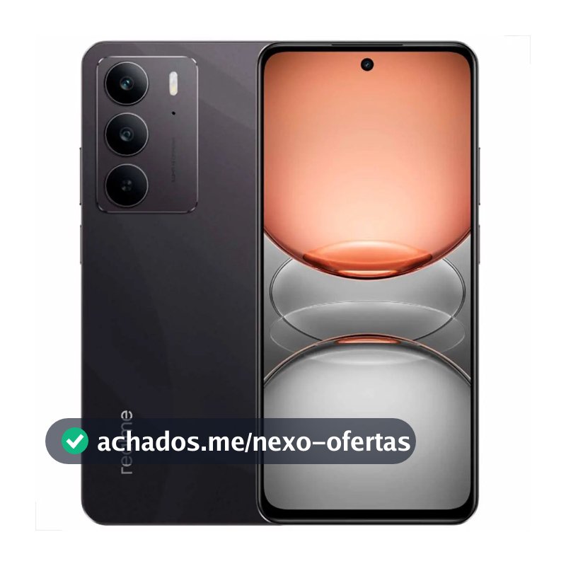 Smartphone Realme C75 Dual Sim 256 Gb 8 Gb Ram Preto Storm Black