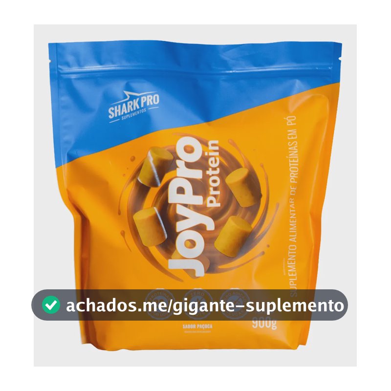 Whey Protein Joypro 100% Gourmet + Colageno 900g - Shark Pro Paçoca