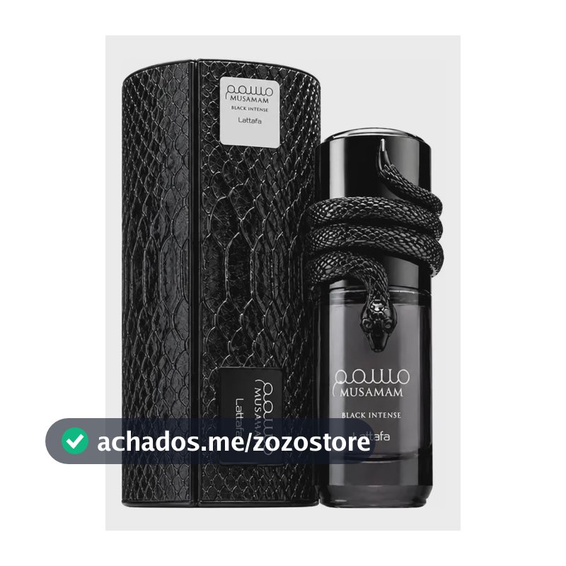 Perfume Musamam Black Intense Lattafa 100 Ml