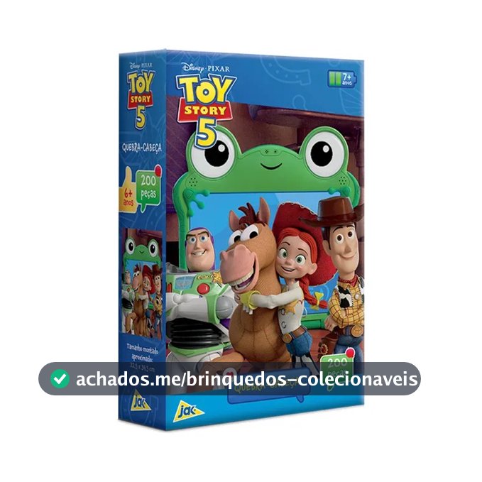 Toyster - Disney: Toy Story 5 - Quebra-cabeça 200 Peças - JAK