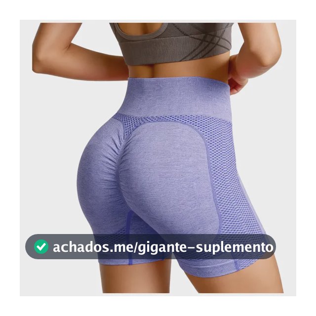 Short Levanta Bumbum Modelador Feminino Yoga E Fitness