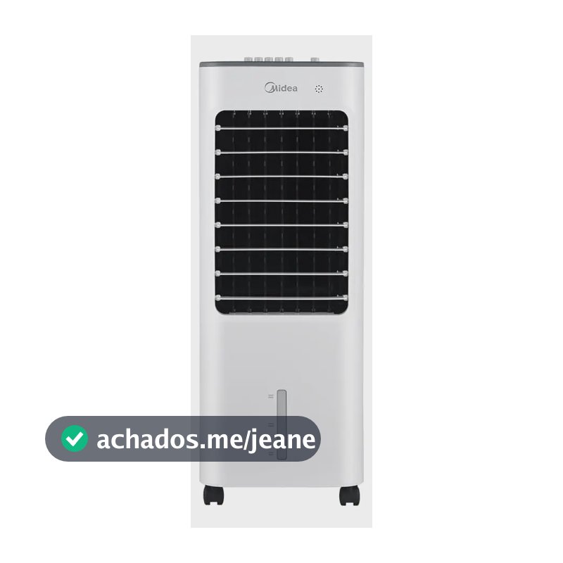 Climatizador De Ar Frio Midea Branco 5l Cor branco e cinza