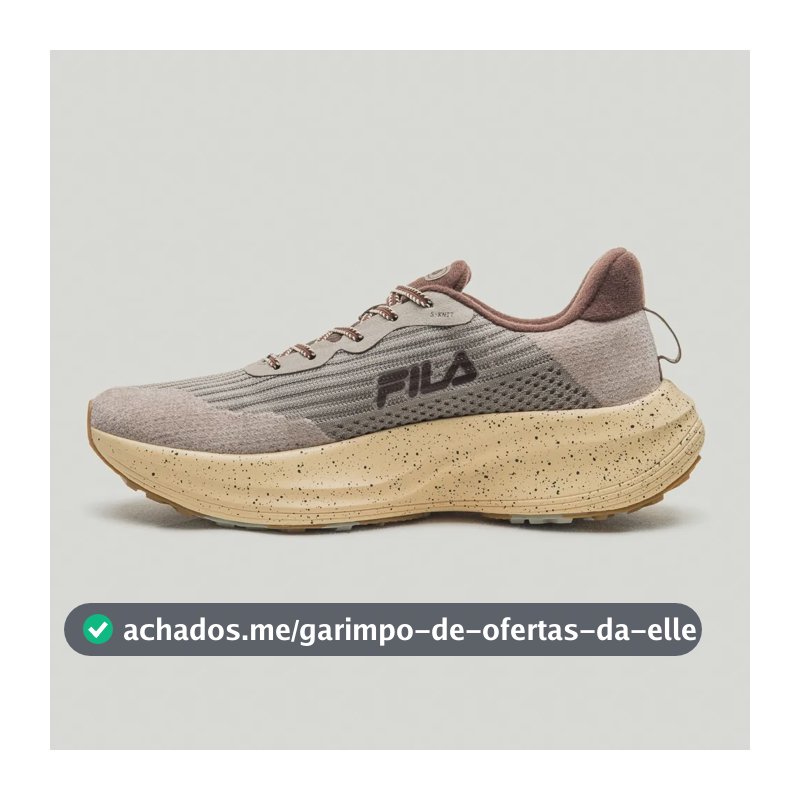 Tenis Fila Masculino Racer Speedzone Tr Oliva/marrom /creme Liso 41 Br