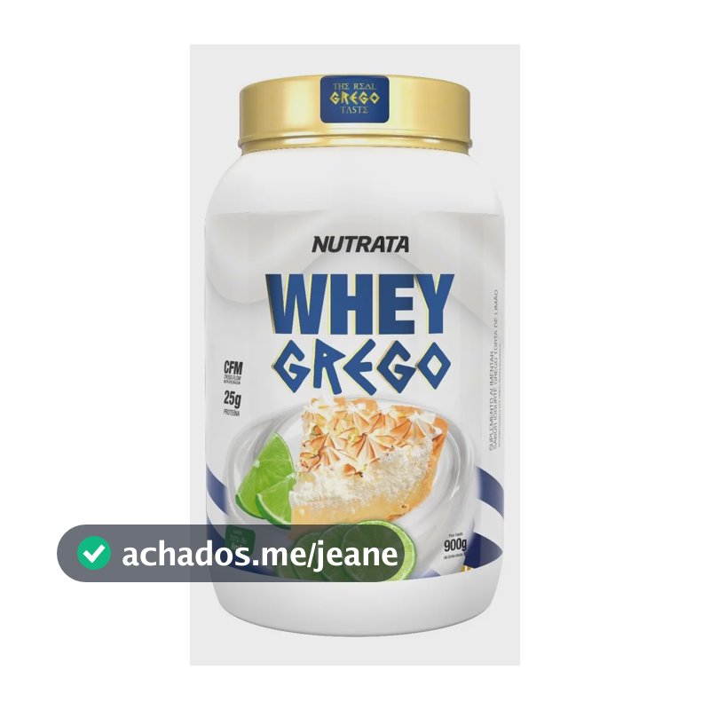 Whey Grego Pote 900g Torta de Limão Nutrata