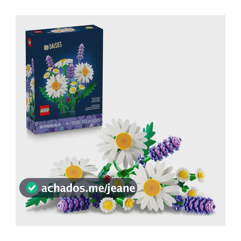 Decoração de flores de margaridas LEGO® Botanicals 11508