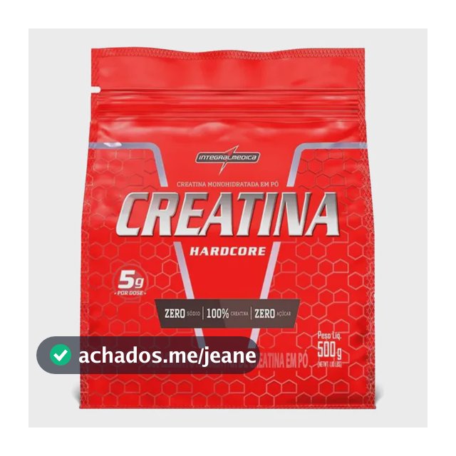 Creatina Integralmédica em pó Sem sabor x 500g
