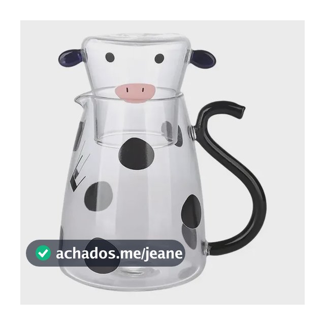 Jarra De Vidro Com Forma De Vaca, Aquecedor De Chá