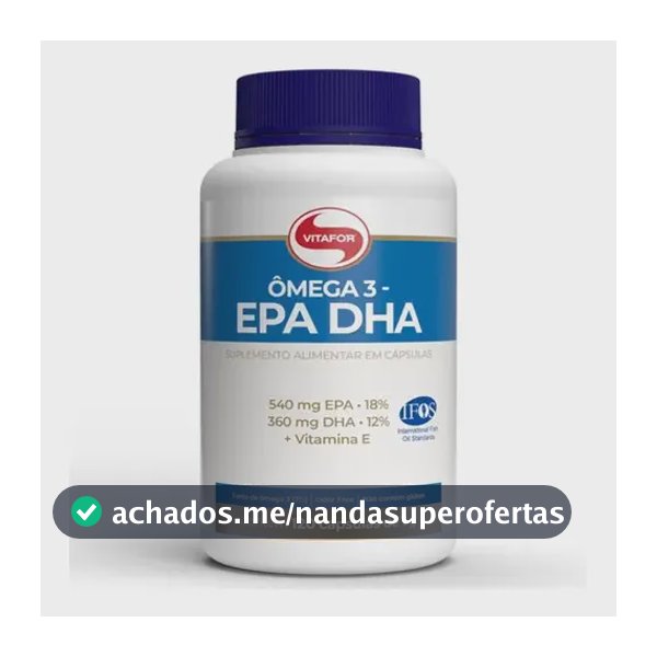 Ômega 3 Epa - Dha - 1000 Mg - 120 Caps Vitafor