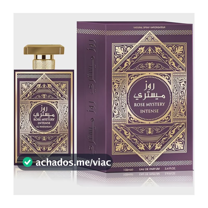 Perfume Árabe Rose Mystery Intense Al Wataniah Edp 100ml