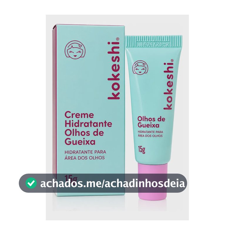 Hidratante Renovador Olheiras Olhos De Gueixa Kokeshi 15g Todo Tipo De Pele Dia/noite
