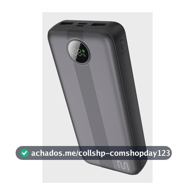Carregador Portátil Powerbank Display 20000mah Multi - Cb176