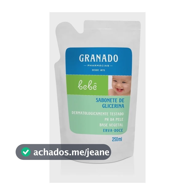 Refil Sabonete Líquido Bebê Erva-doce 250ml Granado