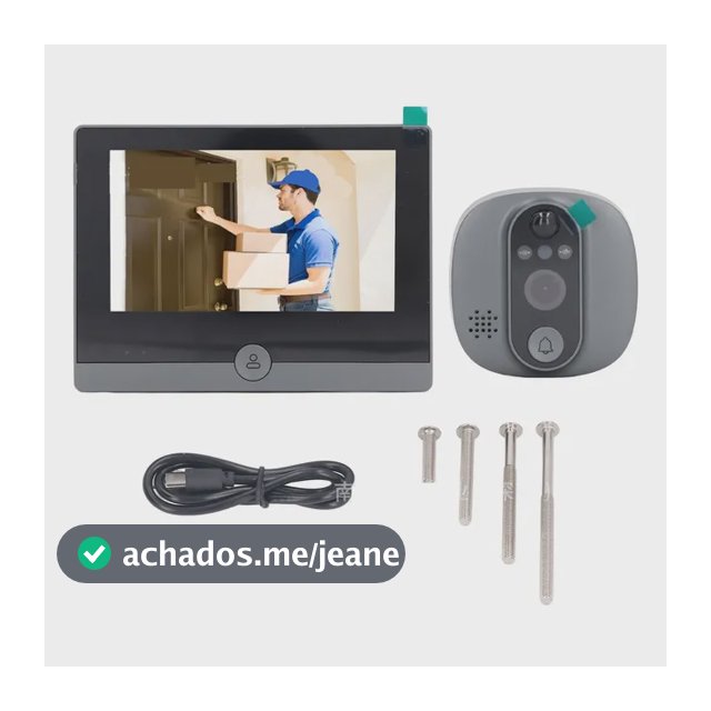 Interfone Remoto Com Vídeo E Campainha Inteligente Wi-fi De