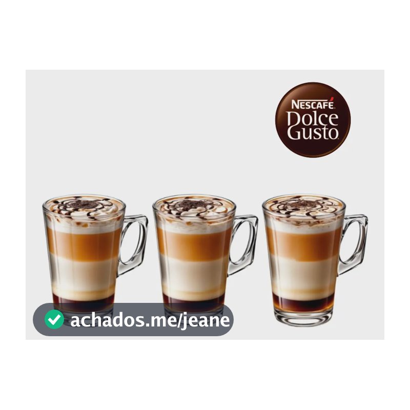 Conjunto 3 Xícaras Taça Alta Capuccino Chocolate Café Oferta Transparente