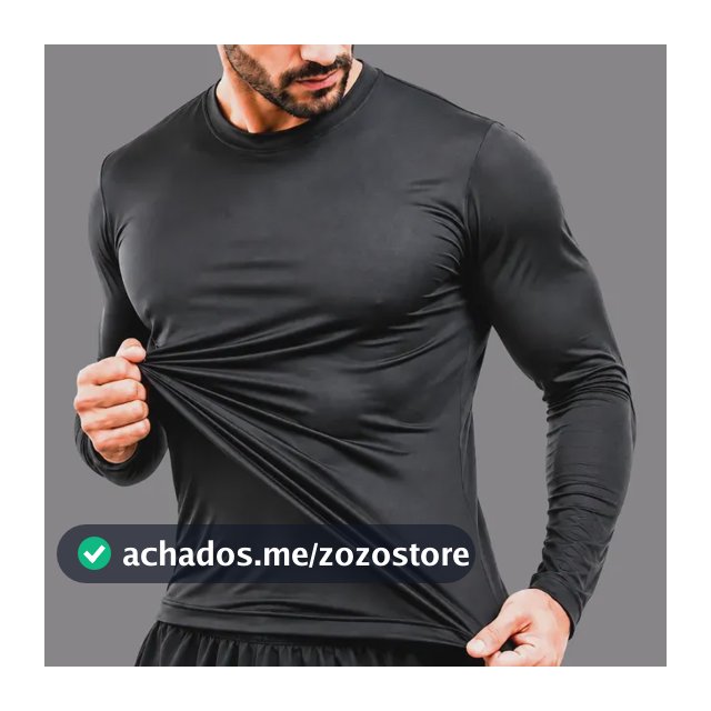 Camisa Manga Longa Uv 50 Proteção Mascunino Sol Segunda Pele