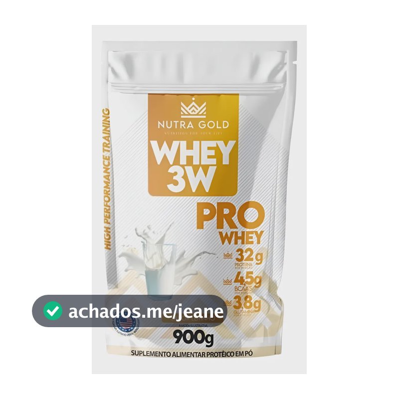 Whey Protein 3w Pro - Nutragold - Sabor Leitinho X 900g