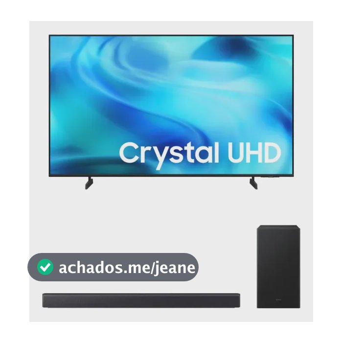 Samsung Smart Tv 58 Crystal Uhd 4k 2026 + Soundbar Samsung Hw-b450f