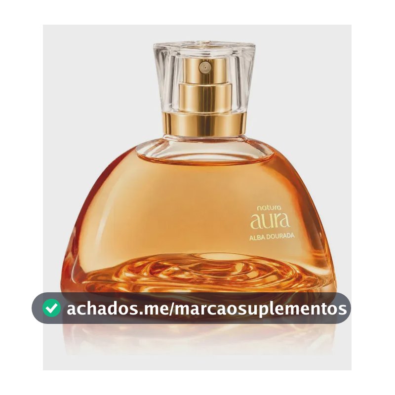 Perfume Aura Alba Dourada Eau De Parfum Natura 75ml