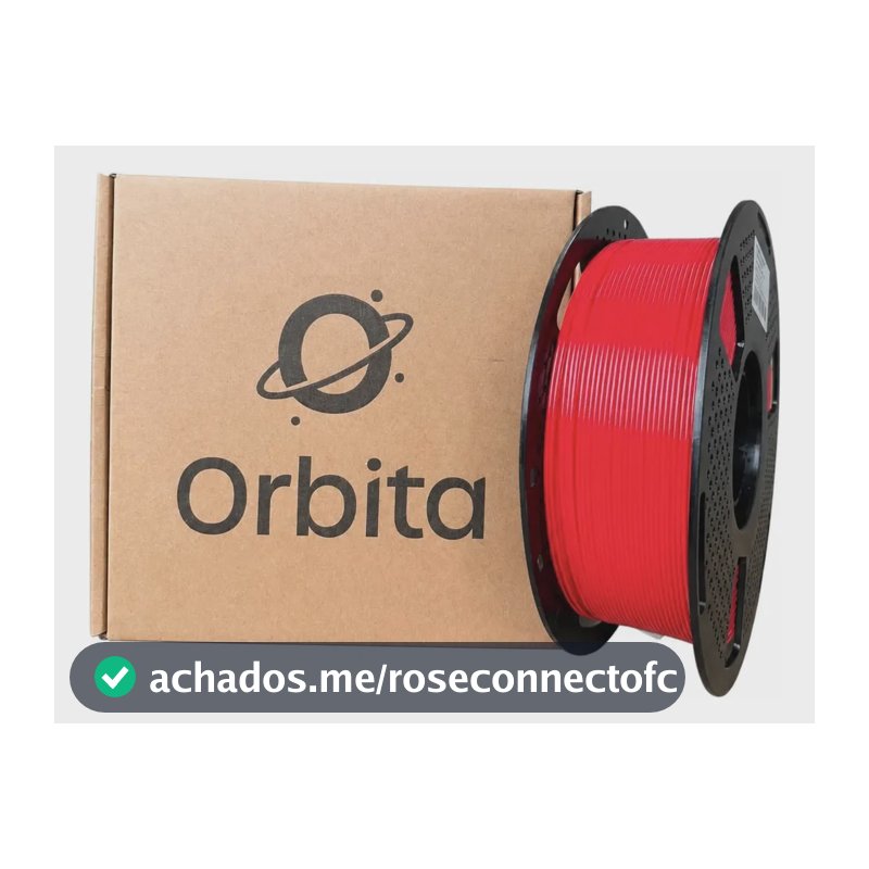 Filamento Pla Para Impressora 3d Orbita 1,75 Mm 1 Kg Vermelho