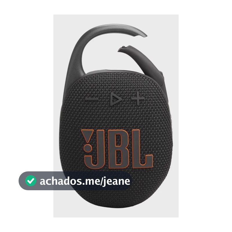 Alto-falante Portátil Bluetooth Jbl Clip 5, Preto. Cor Preto