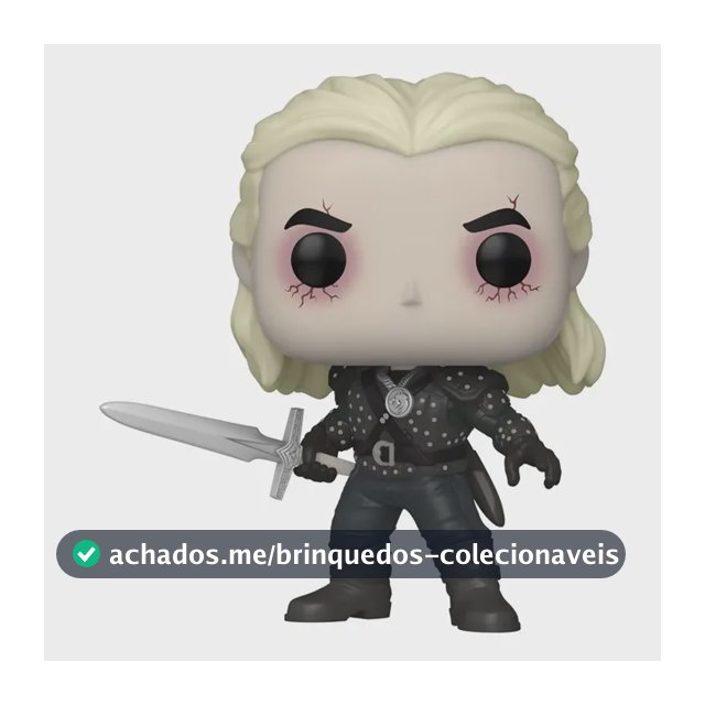 Geralt #1192 The Witcher Netflix - Funko Pop! Chase S/ Juros