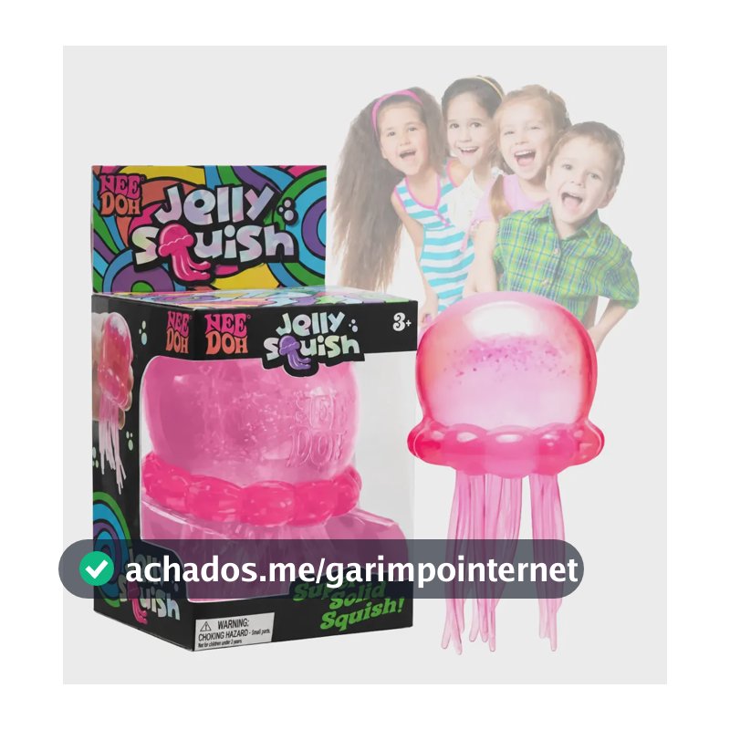 Brinquedo Sensorial Nee Doh Jelly Squish Água Viva Sortido
