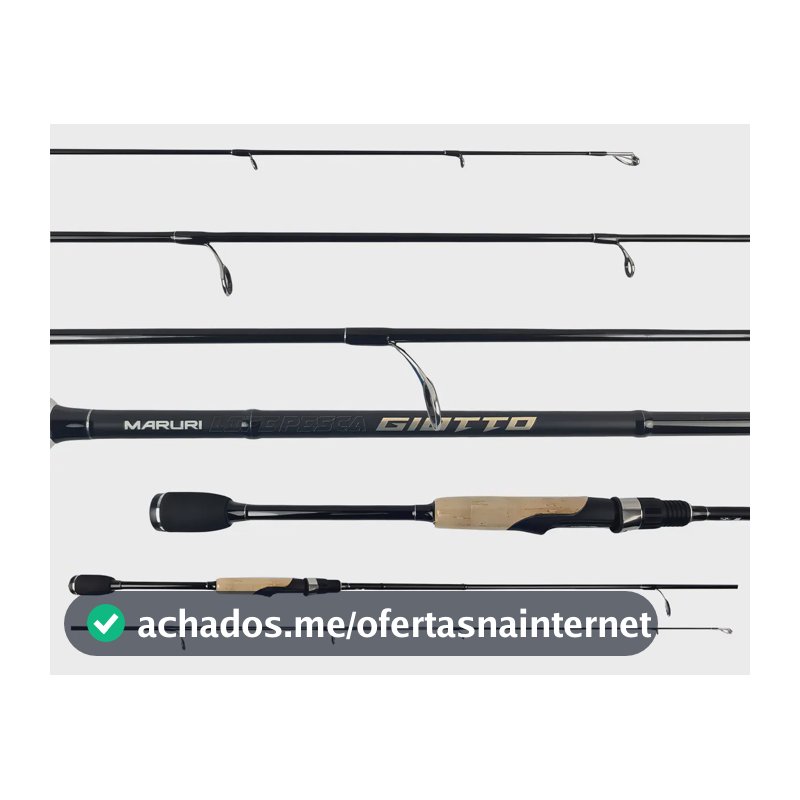 Vara Para Molinete Maruri Giotto 1,83m 20-40lbs - 2 Partes
