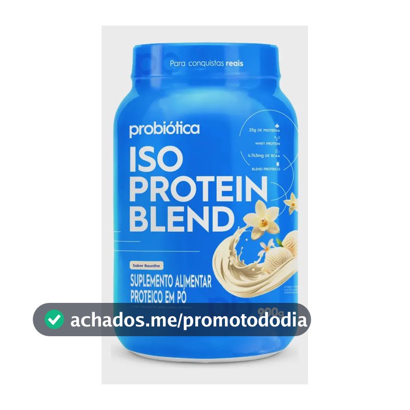 Whey protein Probiótica Iso Blend em pó sabor Baunilha x 900g