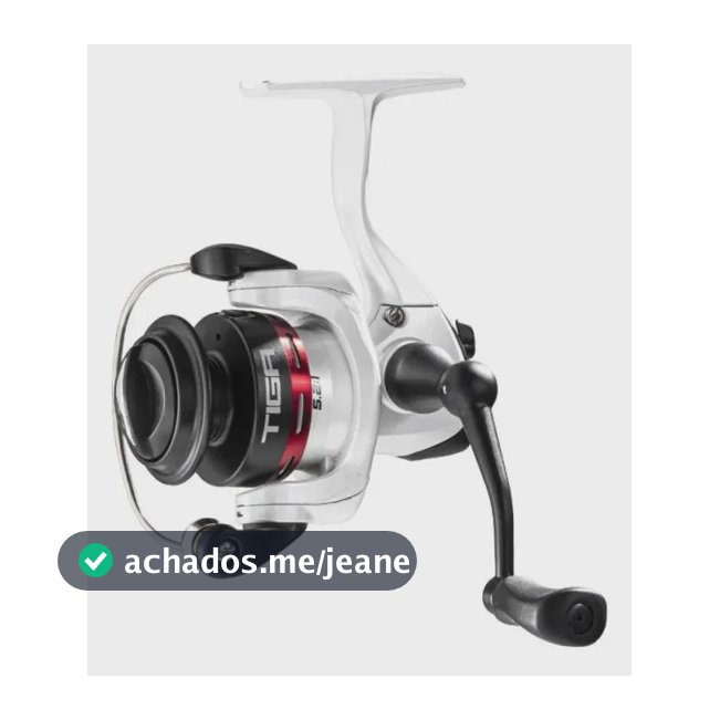 Micro Molinete Pesca Ultralight Tiga 400 - Marine Sports Branco Direito/esquerdo