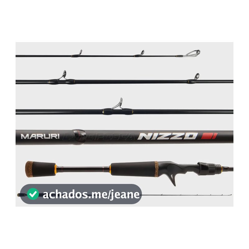 Vara Carretilha Nizzo C-581ml 1,73m 7-14lbs 1 Parte - Maruri Cor Preto