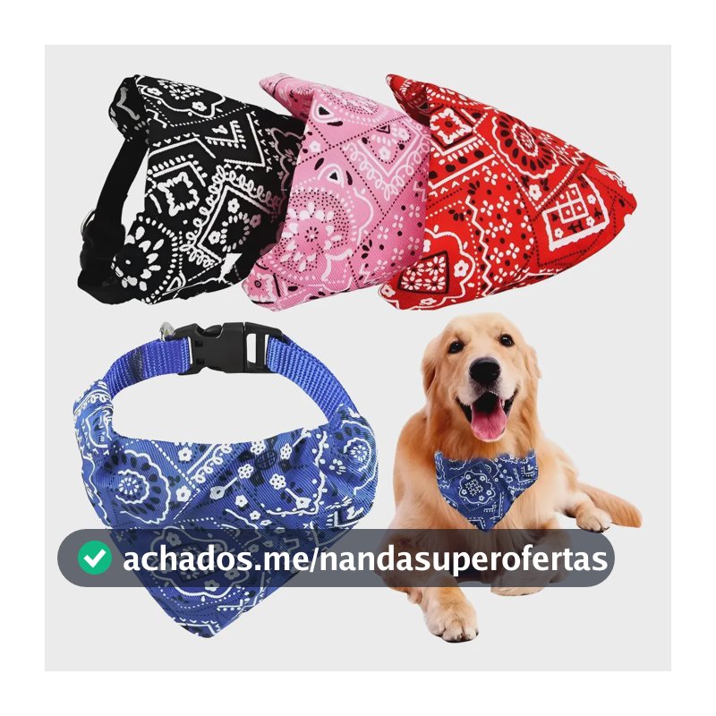 4pcs Colares Para Cães Gatos Lenço Bandana Tamanhos Diversos