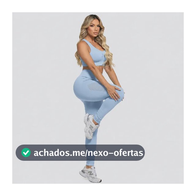 Conjunto Legging + Top Selene Feminina S/costura Academia