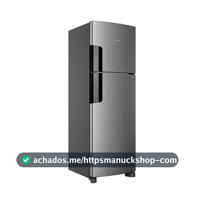 Geladeira Consul Frost Free 377 Litros Duplex Inox CRM44MK