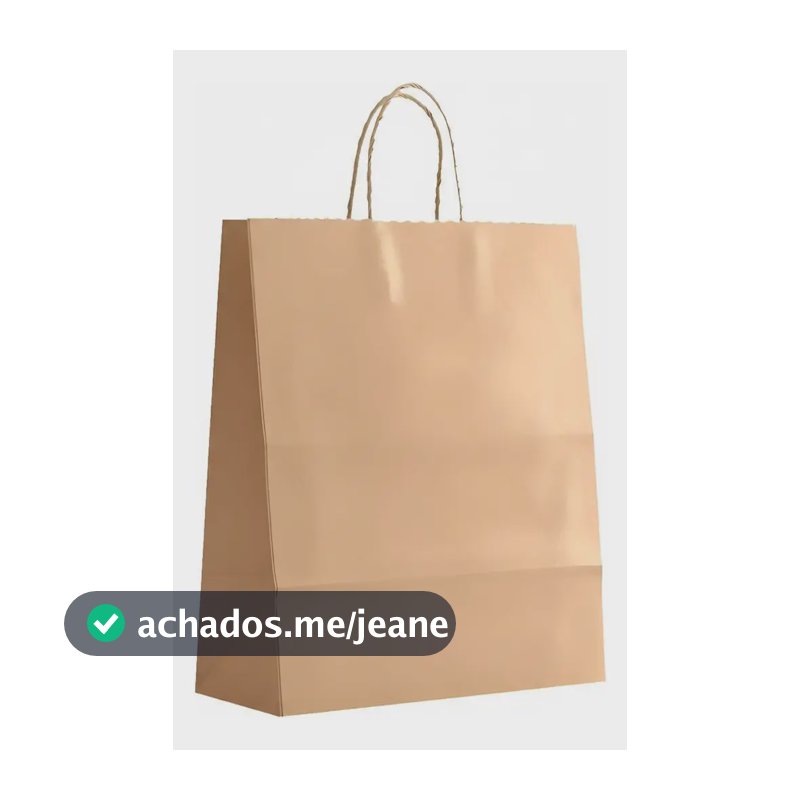 Sacola De Papel Kraft 23x10x28 ( 50unid Promoção )