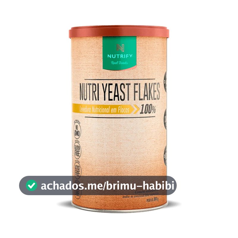 Nutritional Yeast Flakes 300g Nutrify Levedura Nutricional