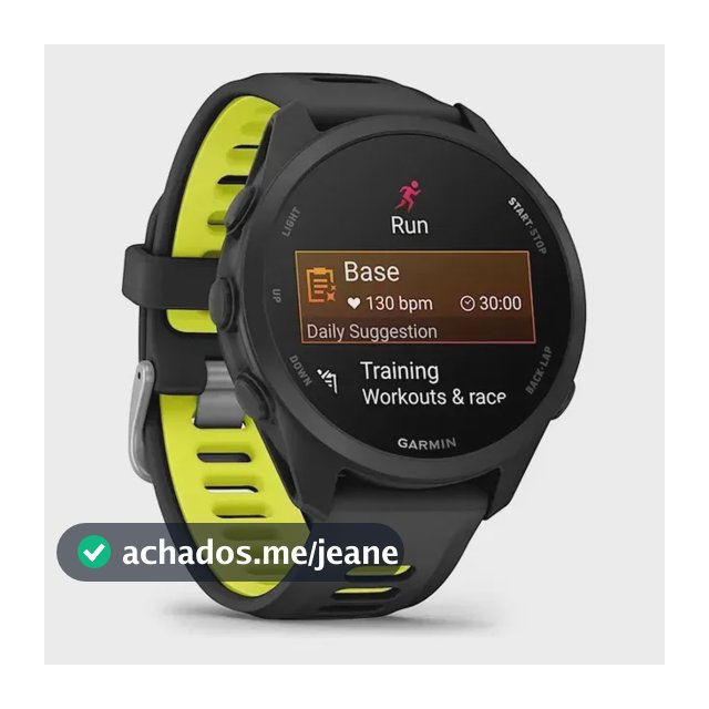 Relogio Garmin Forerunner 170 Basic Preto E Preto