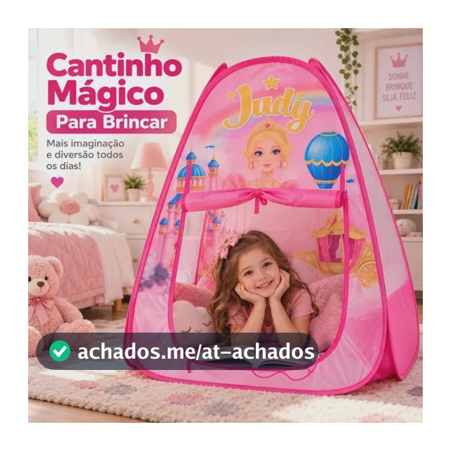 Barraca Toca Infantil Menina Cabana Tenda Princesa Criança Princesa Judy Cabaninha